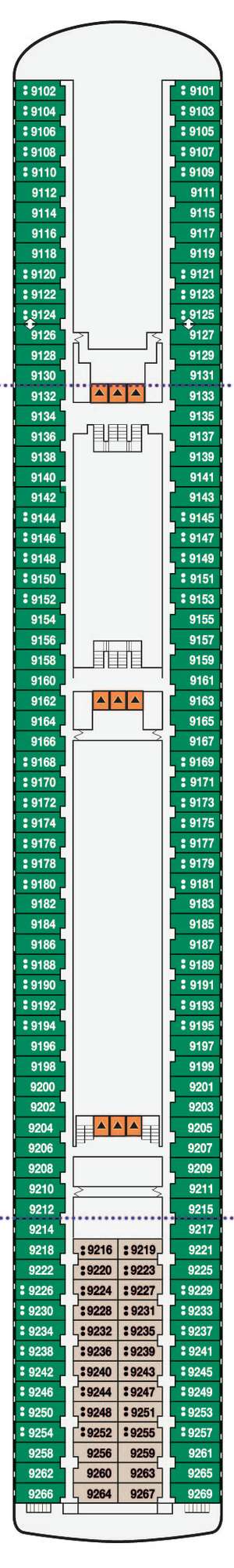 Deck plan for Ambience