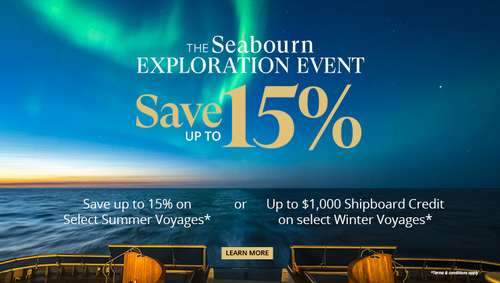 Seabourn Exploration promotional banner