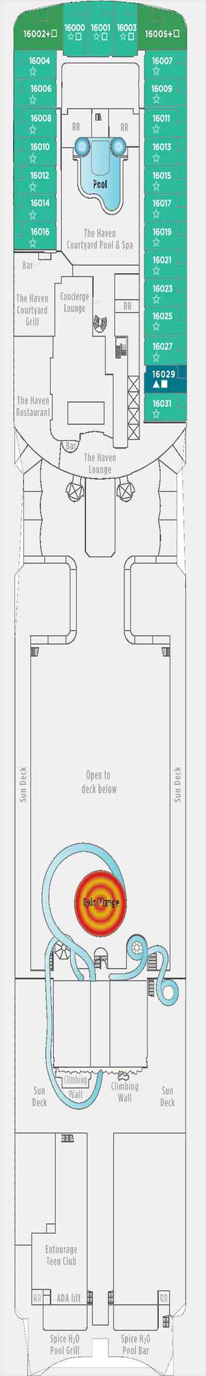 Deck plan for Norwegian Epic