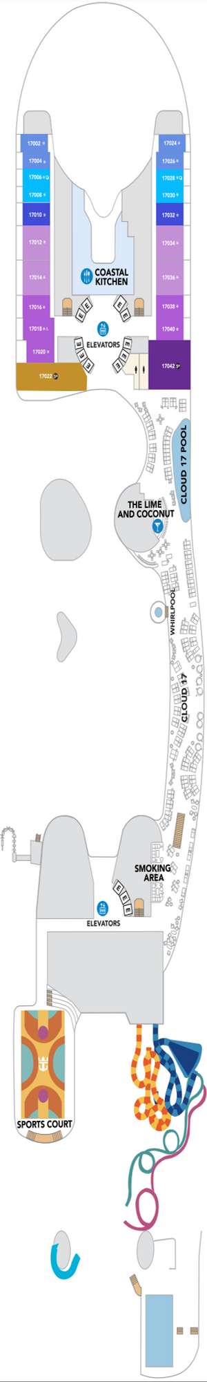 Deck plan for Hero of the Seas