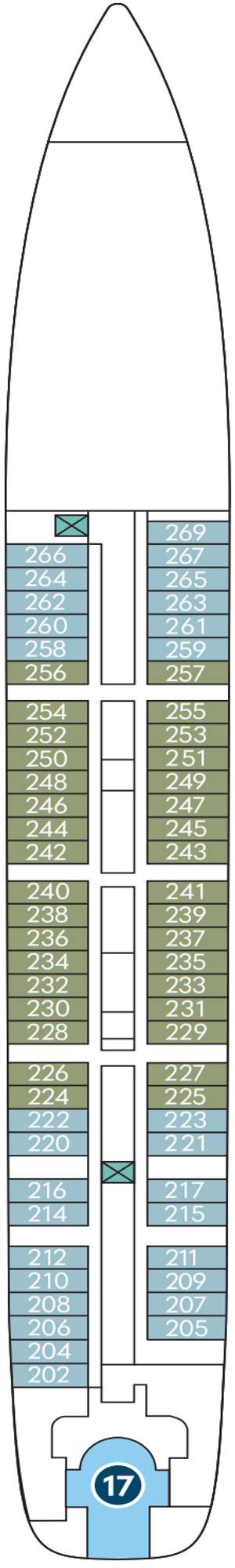Deck plan for Wind Surf