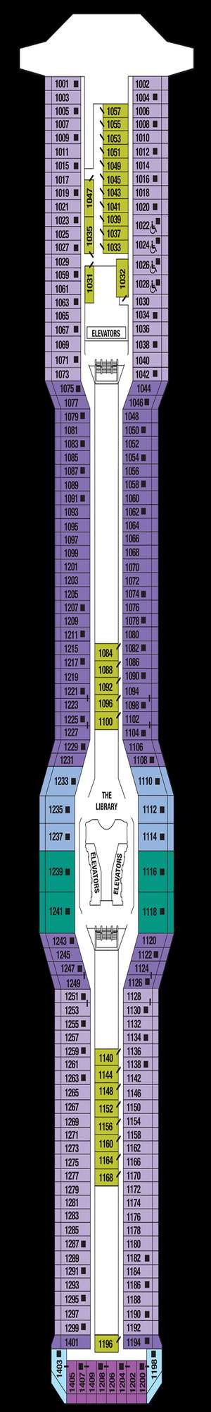 Deck plan for Celebrity Equinox