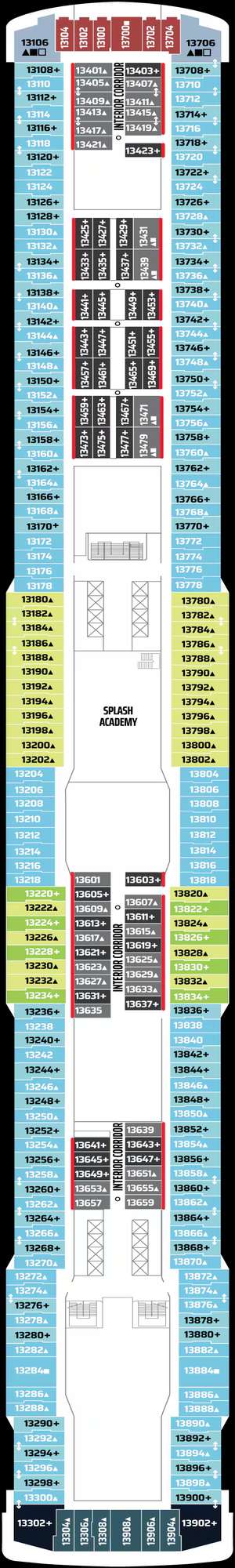 Deck plan for Norwegian Getaway