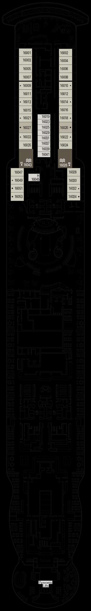 Deck plan for MSC Seascape