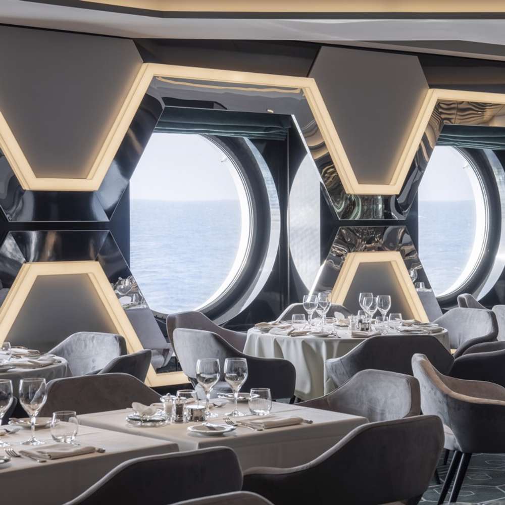Hexagon main dining room