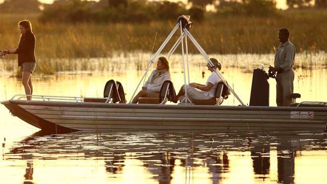 Okavango Delta, Botswana- Seasonal Motorized Boat Excursions