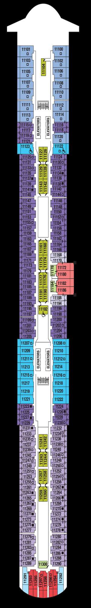 Deck plan for Celebrity Beyond