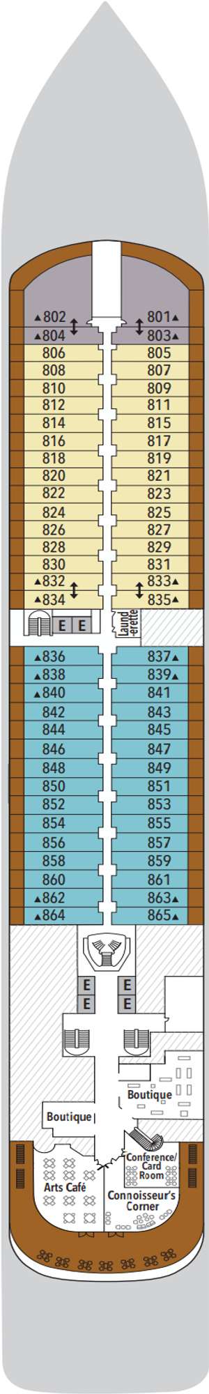 Deck plan for Silver Muse