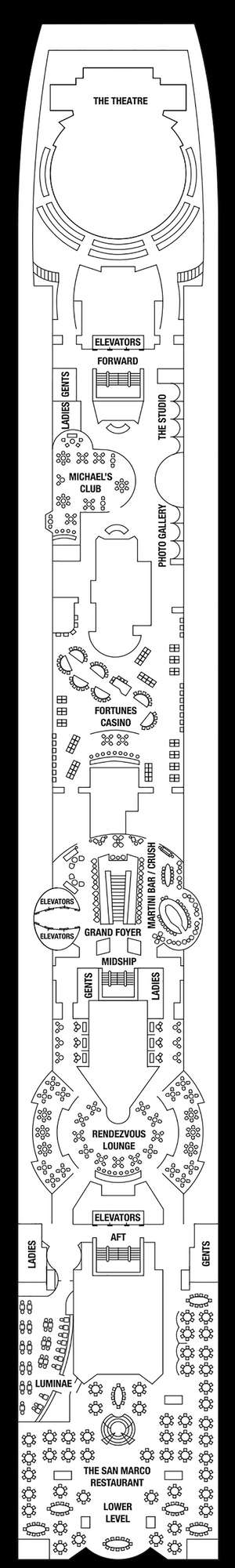 Deck plan for Celebrity Constellation