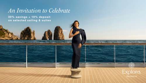 Explora -An invitation to celebrate promotional banner