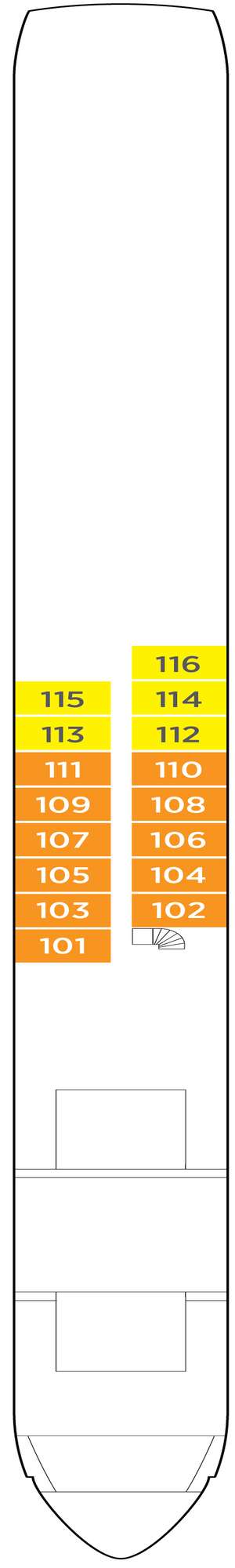 Deck plan for AmaSonata