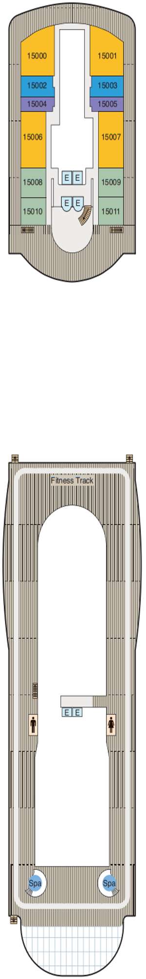 Deck plan for Oceania Sonata