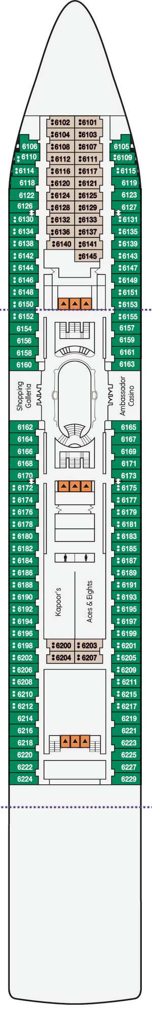 Deck plan for Ambience