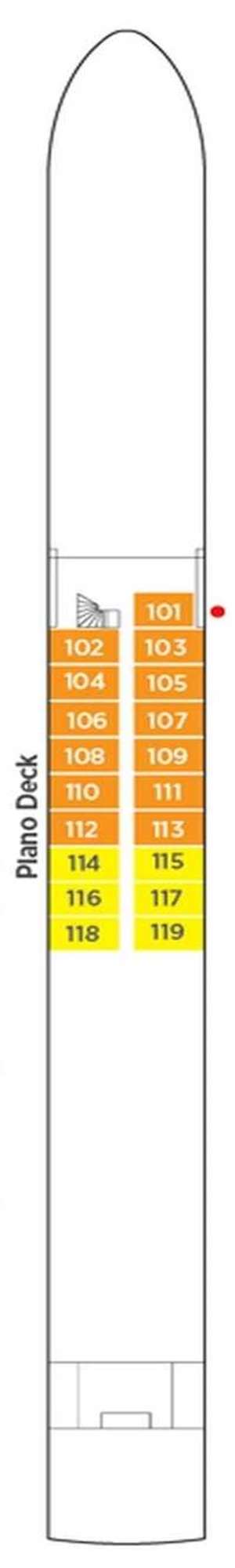 Deck plan for AmaBella