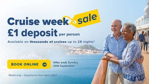 Cruise Week Sale promotional banner