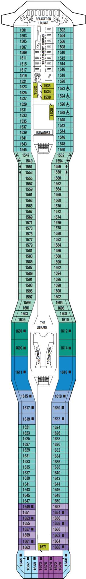 Deck plan for Celebrity Silhouette