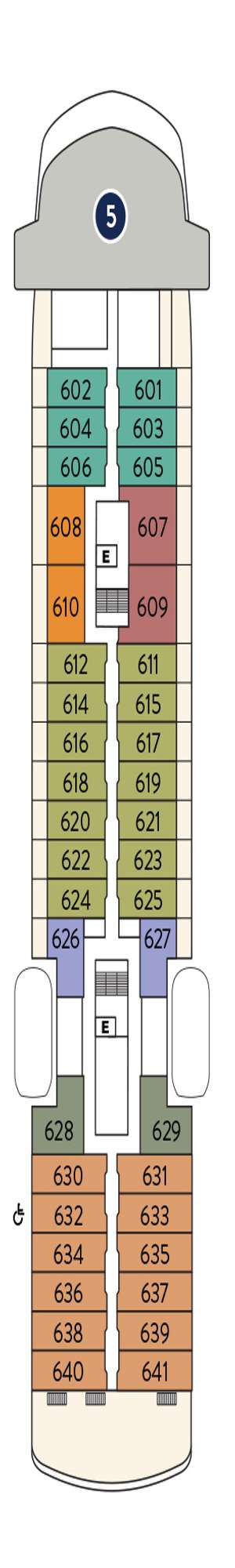 Deck plan for Star Explorer