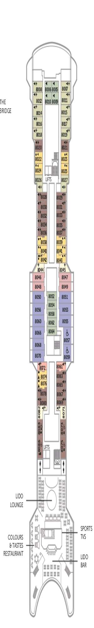 Deck plan for Balmoral