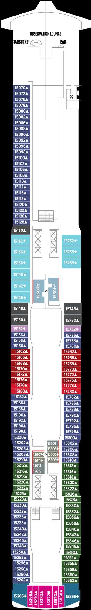 Deck plan for Norwegian Joy