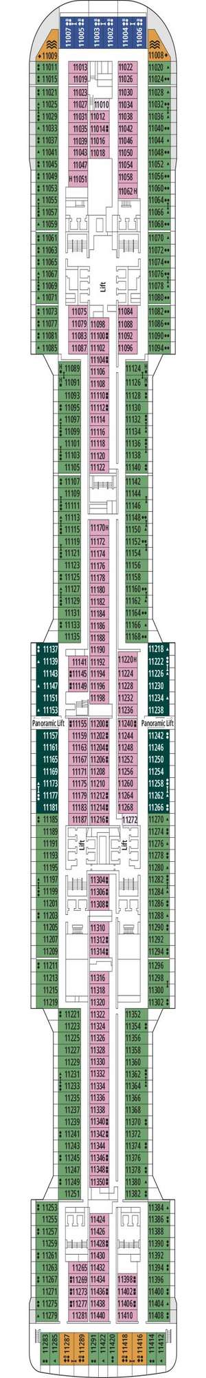 Deck plan for MSC Grandiosa