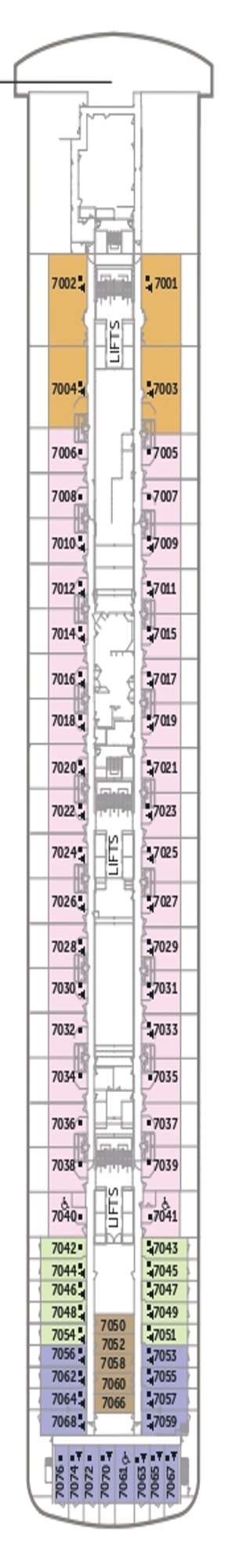 Deck plan for Borealis