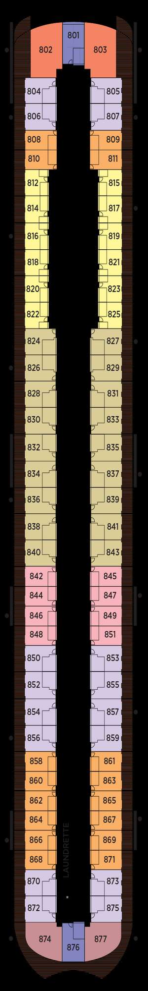 Deck plan for Regent Seven Seas Prestige