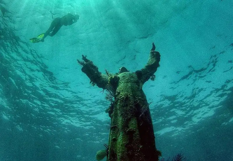 Christ of the Abyss portofino Italy