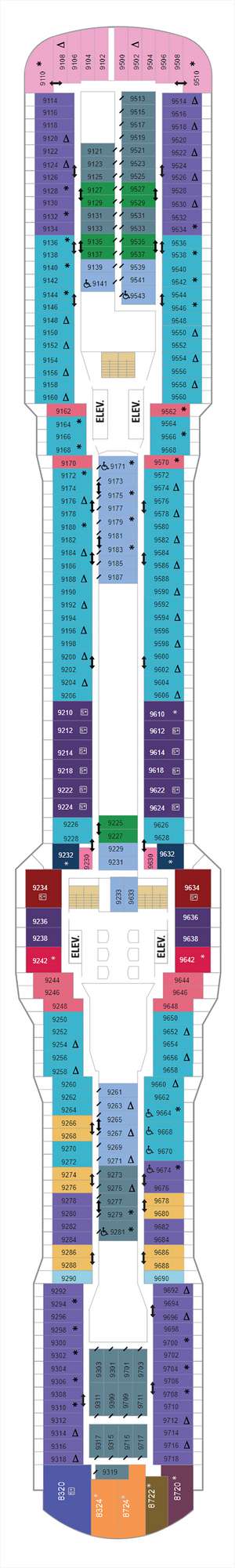 Deck plan for Quantum of the Seas