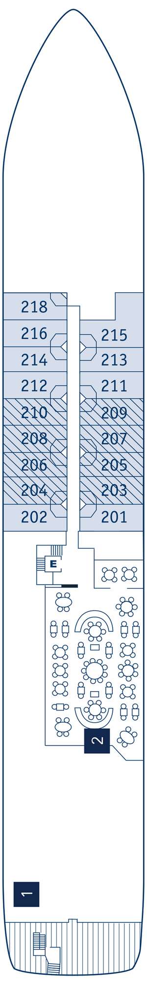 Deck plan for SeaDream I