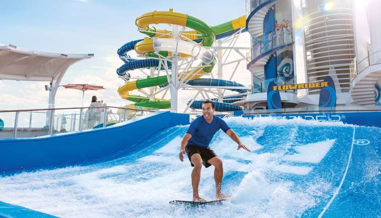 Explorer of the Seas FlowRider Surf Simulator