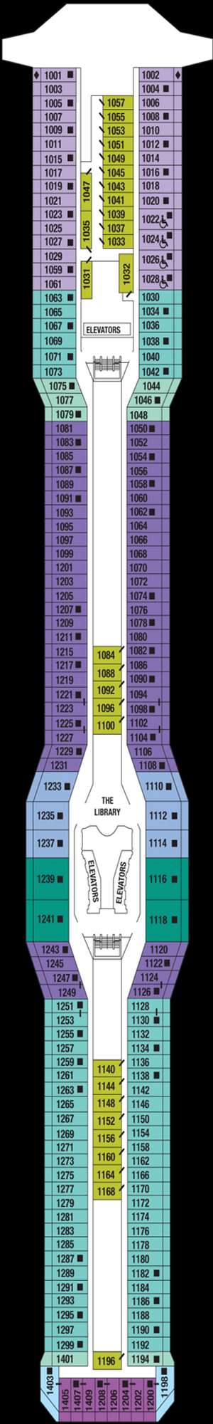 Deck plan for Celebrity Solstice