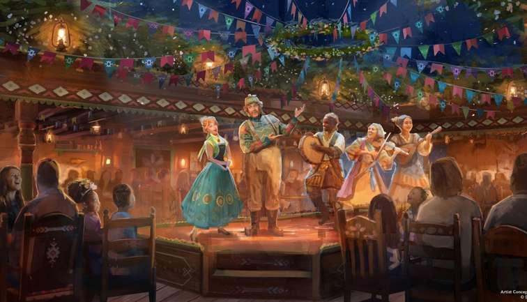 Oaken's Table: A Frozen Family Feast (Rendering)