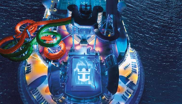 liberty of the seas at night