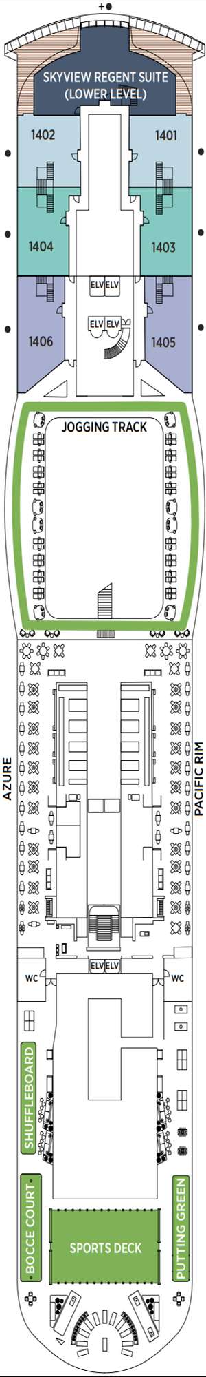 Deck plan for Regent Seven Seas Prestige