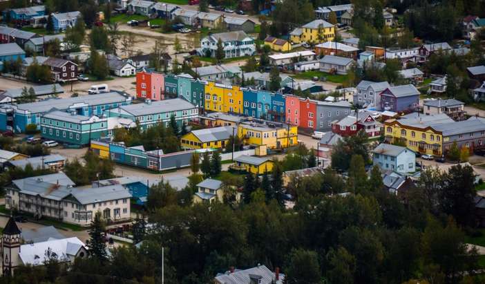 Flight: Fairbanks - Dawson City