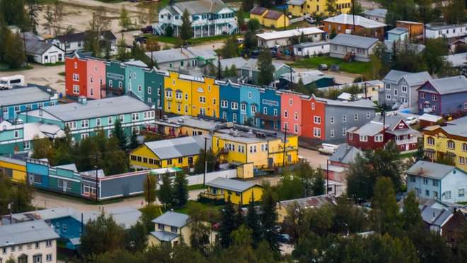 Flight: Fairbanks - Dawson City