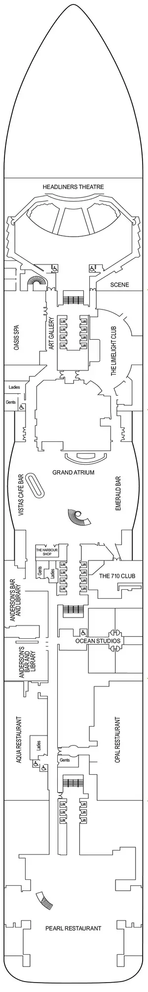 Deck 6 - Gala Deck