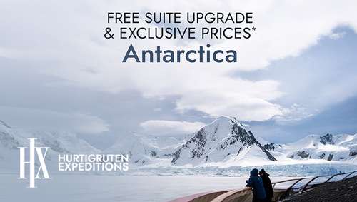 hx antarctica sale iglu promotional banner
