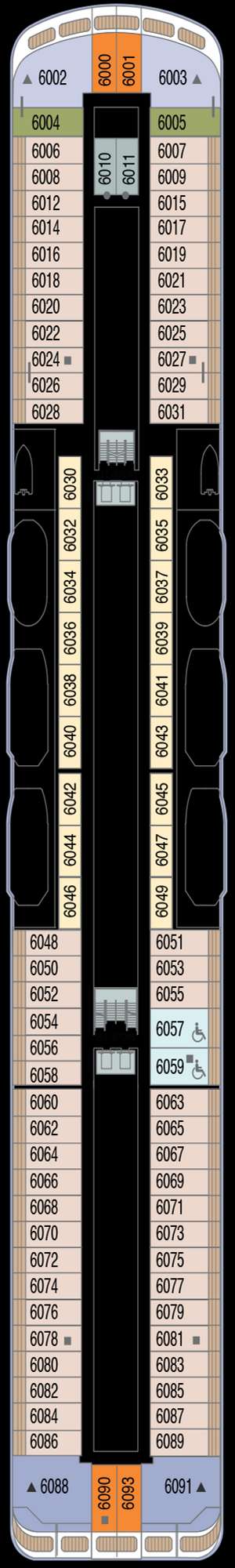 Deck plan for Azamara Journey