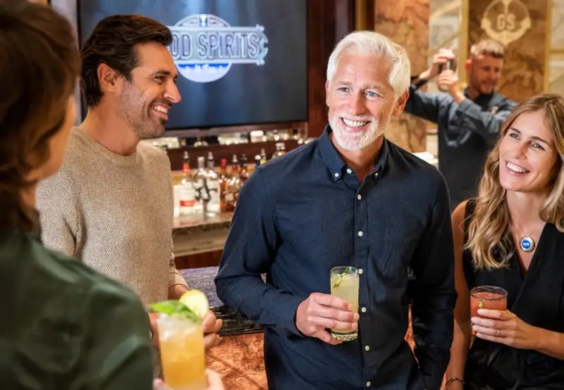 guests in good spirits bar