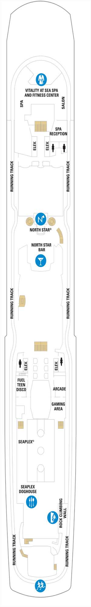 Deck plan for Quantum of the Seas