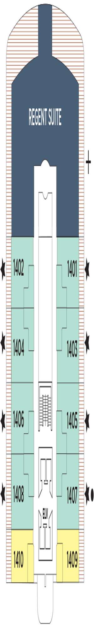 Deck plan for Regent Seven Seas Splendor