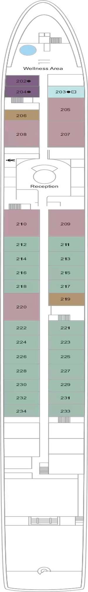 Deck plan for TUI Maya