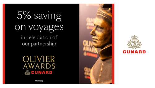 Cunard Olivier Awards - Iglu promotional banner