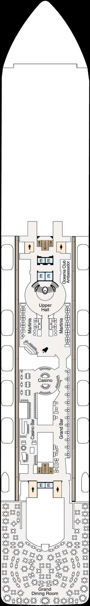 Deck plan for Riviera