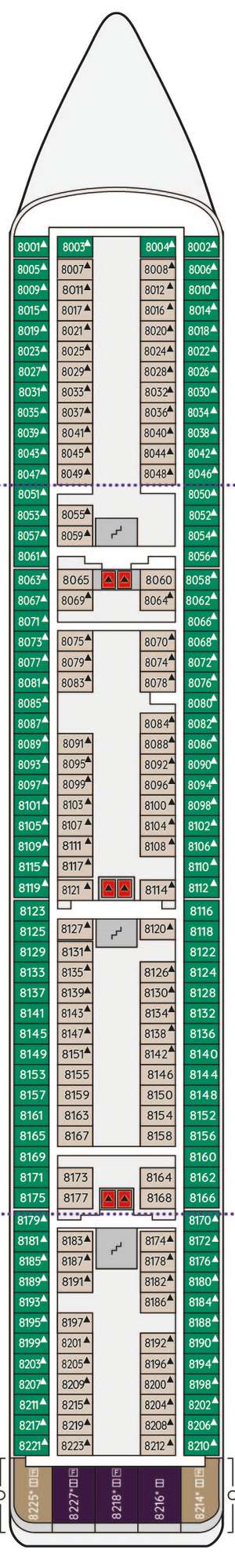 Deck plan for Ambition