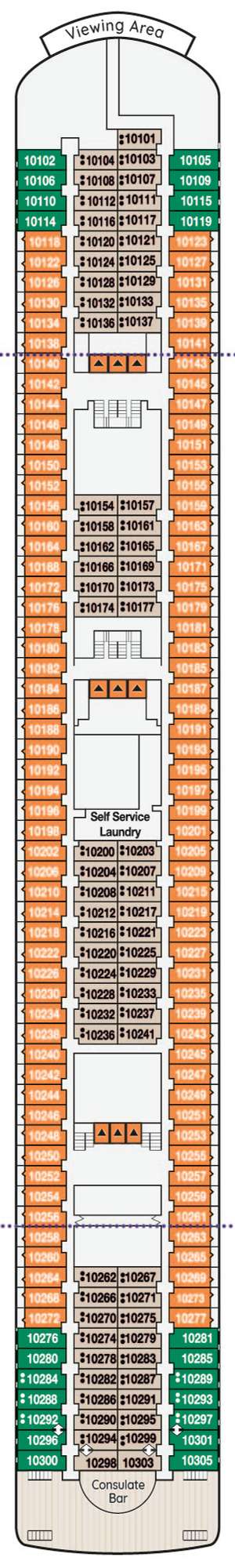 Deck plan for Ambience