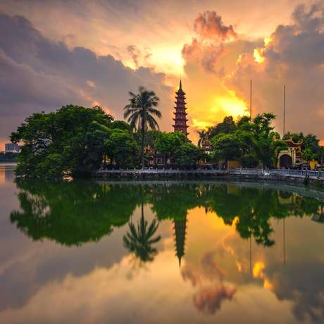 Photo overview of Hanoi, Vietnam