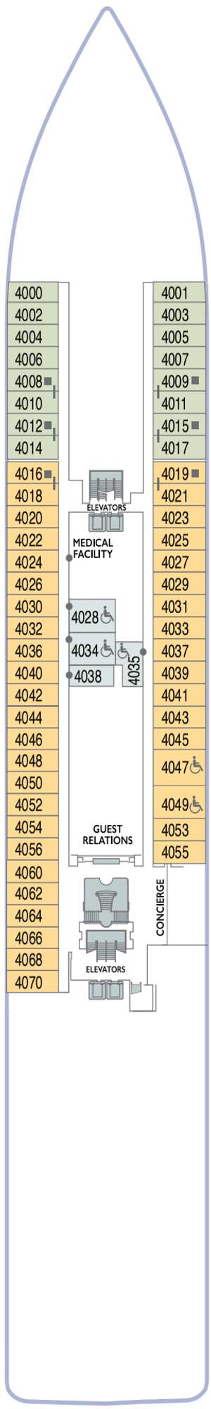 Deck plan for Azamara Quest