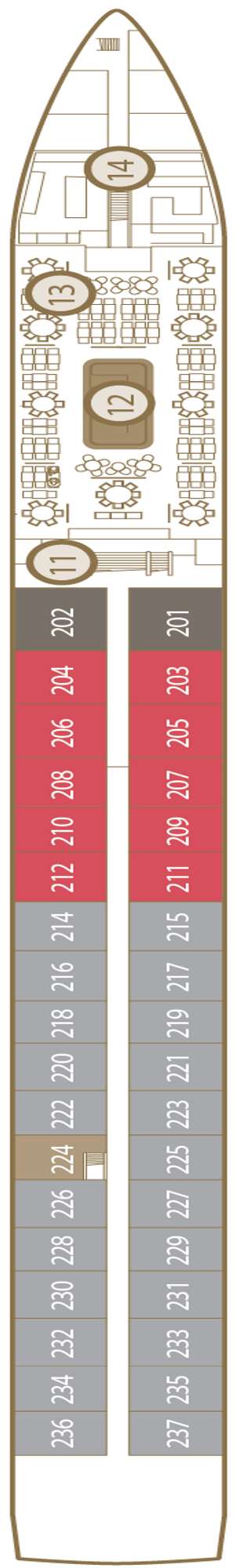 Deck plan for Scenic Crystal
